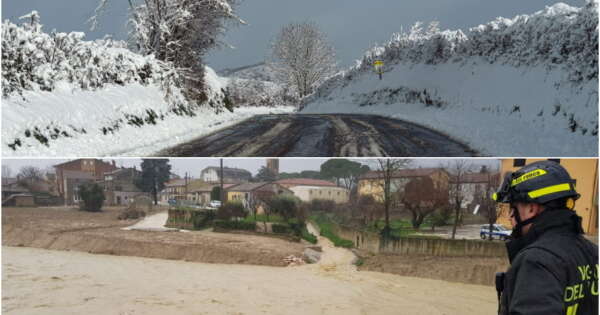 maltempo-in-tutta-italia:-si-monitorano-i-fiumi-nelle-marche-(e-allarme-a-senigallia)-e-forti-nevicate-sull’appennino-e-al-sud-–-il-riformista