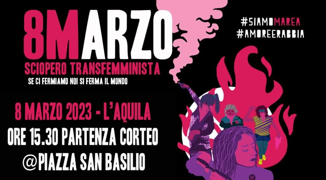 l'aquila:-8-marzo-corteo-transfemminista-–-onda-tv-–-emittente-televisiva