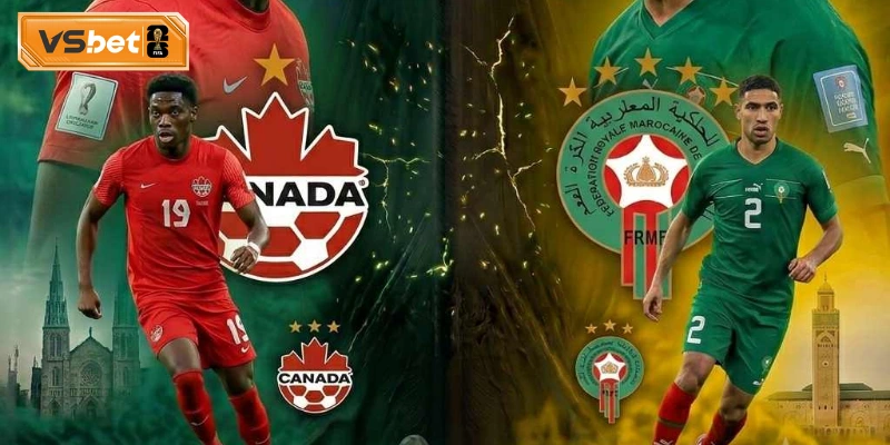 Chiến thuật cùng sơ đồ trong trận đấu ở trận Canada vs Morocco