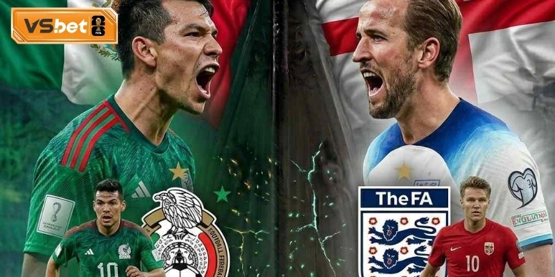 Soi kèo cược hot trong trận đấu giữa England vs Mexico